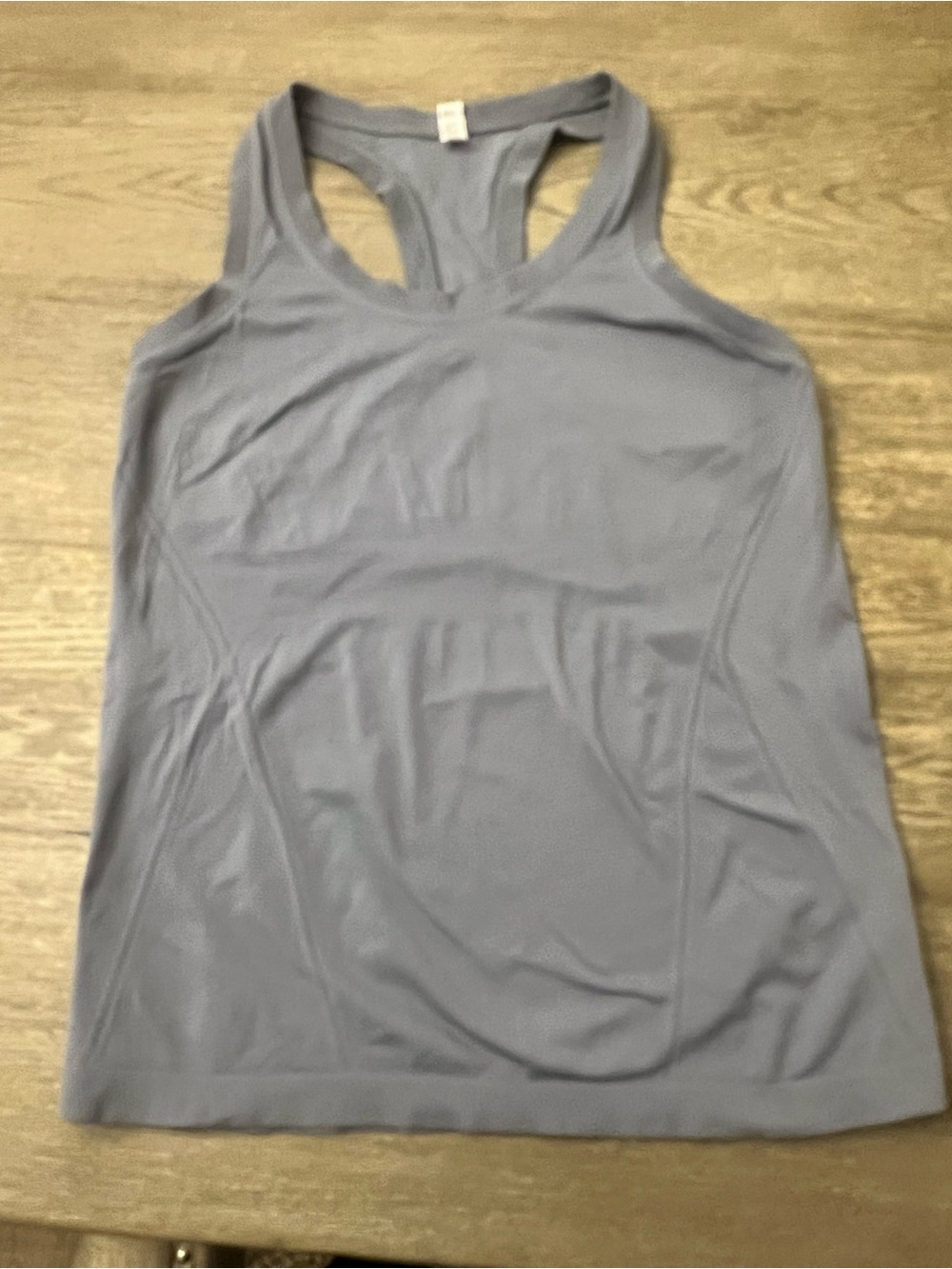 Athleta blue /gray Racerback Performance Tank Top